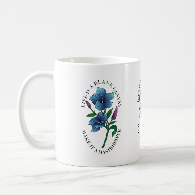 Positive Message for Daily Motivation Coffee Mug (Left)