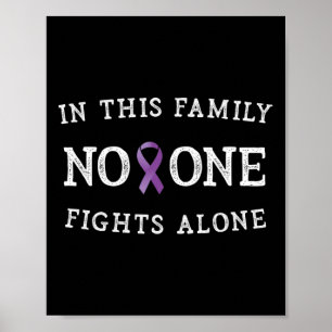 Positive Message Pancreatic Cancer Awareness For W Poster