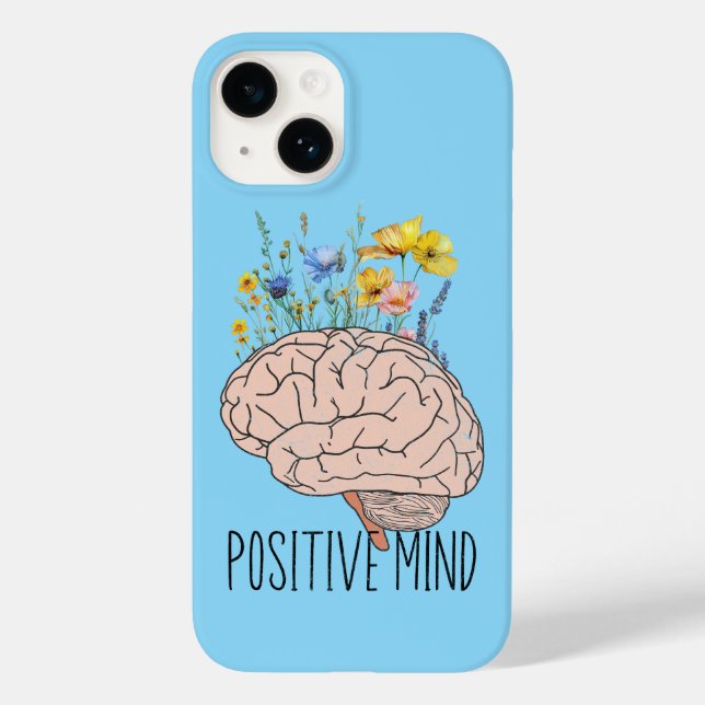Positive Mind Botanical Brain | motivation Case (Back)