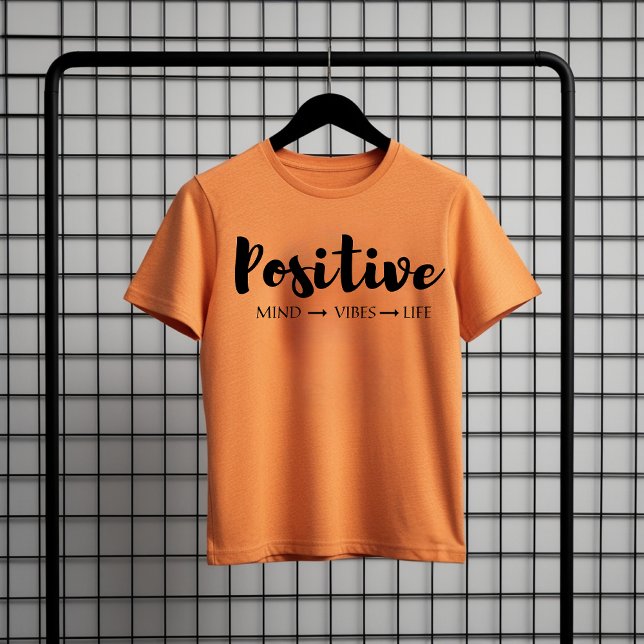 Positive Mind Vibes Life – Motivational Quote Tee (Creator Uploaded)