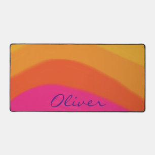 Positive Modern Rainbow Colourful Desk Mat