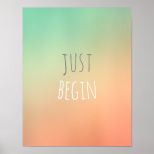 positive motivational quote painted design poster