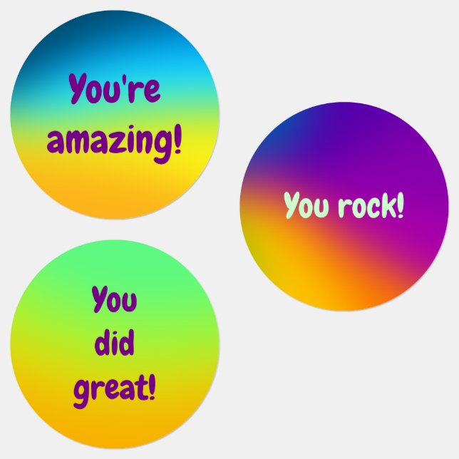 Positive Motivational Stickers (Group)