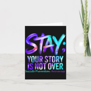 Positive Motivational Support Prevention Awareness Card