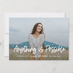 Positive Outlook Editable Colour Graduation Invita Invitation