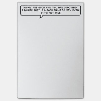 Positive Post-it Pad Notes