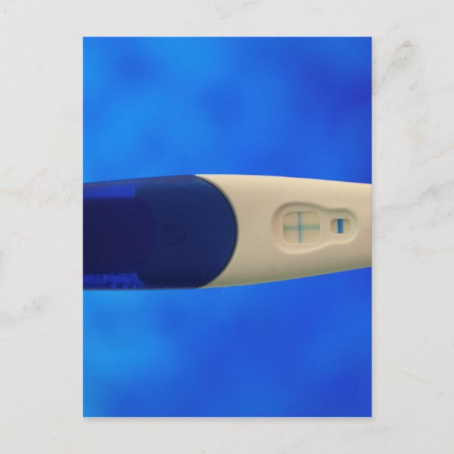 Positive Pregnancy Test Postcard (Front)