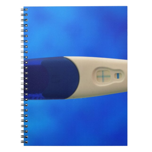 Positive Pregnancy Test Spiral Notebook (Front)