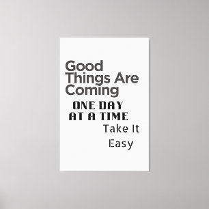 positive quote art canvas print