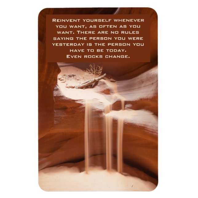 Positive Quote Flexible Photo Magnet (Vertical)