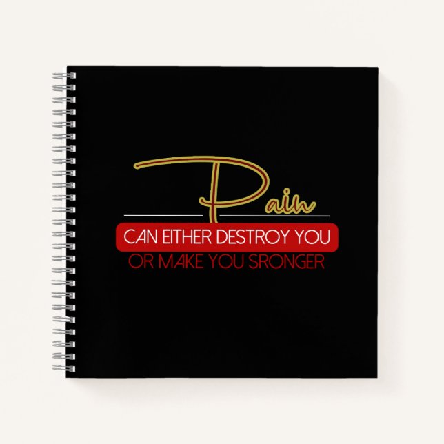 positive quote notebook (Front)