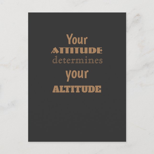 Positive Quote Postcard (Front)