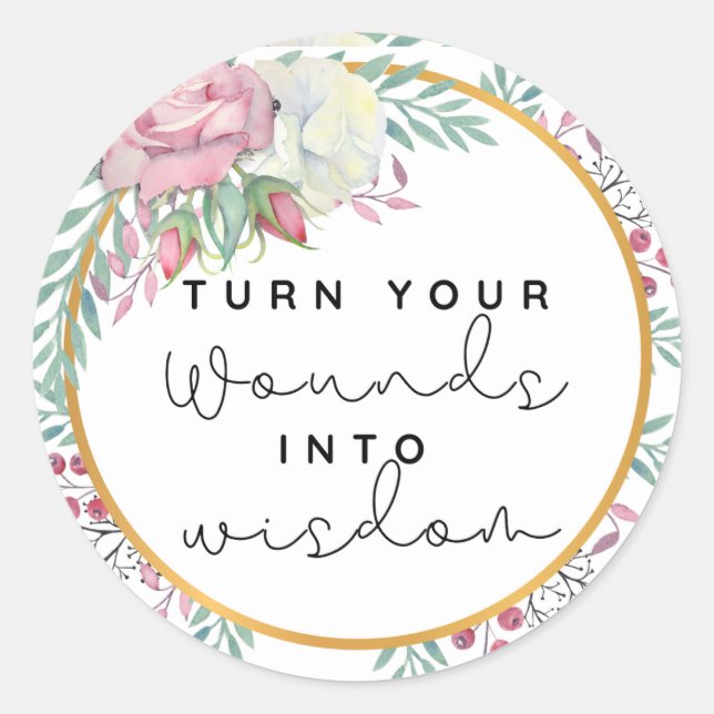 Positive Quote Sticker (Front)