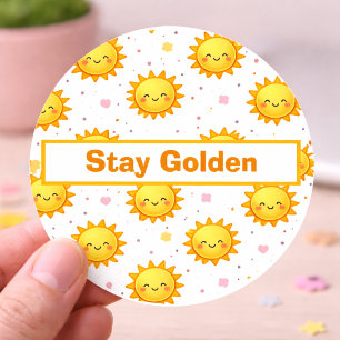 Positive Quote Sticker   Bright Colorful Design