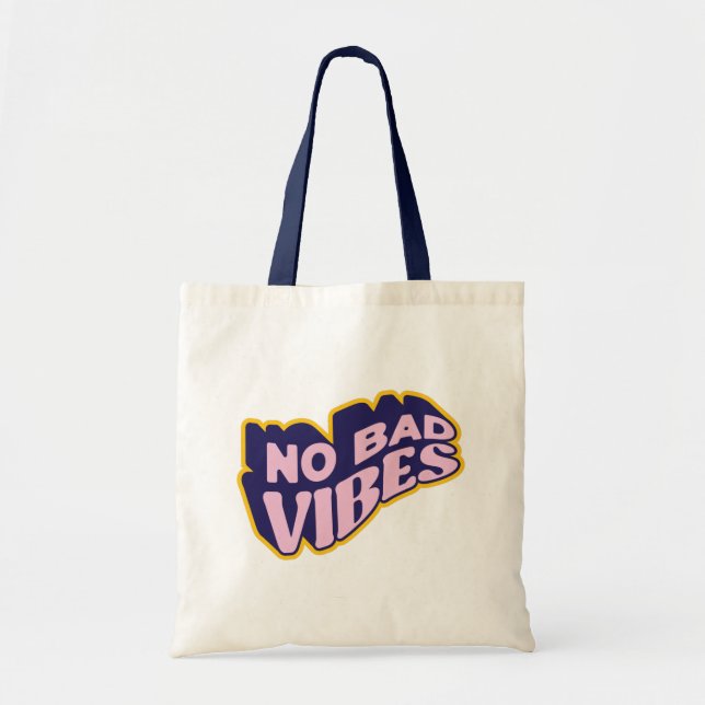 Positive Quote Typography Tote Bag (Front)