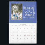 positive quotes family photo calendar grandparent<br><div class="desc">Brighten up each month with our Positive Quote Family Calendar from The Arty Apples. This calendar features uplifting quotes and spaces for your favorite family photos,  perfect for keeping track of important dates while adding a personal touch to your home.</div>