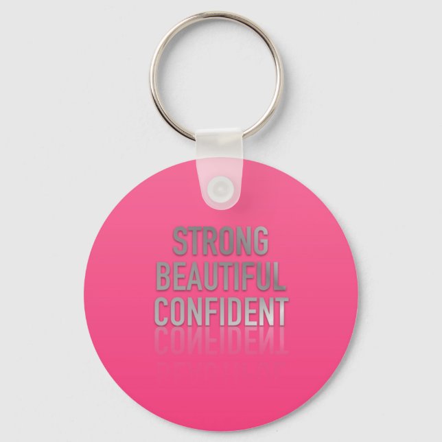 Positive Quotes Key Ring (Front)