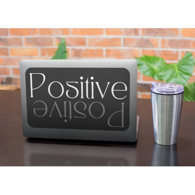 Positive Reflection Modern Design Square Sticker (Creator Uploaded)