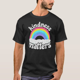 Positive Sped Teacher Anti Bullying Rainbow Kindne T-Shirt