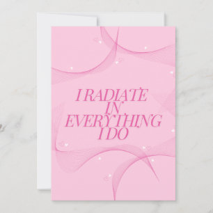Positive, Spiritual, Inspirational, Motivational Invitation
