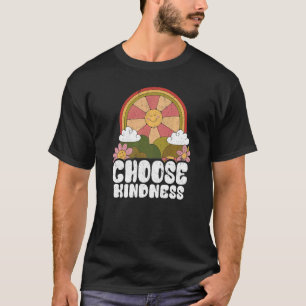 Positive Sun Peace Hippie Choose Kindness Earth Da T-Shirt
