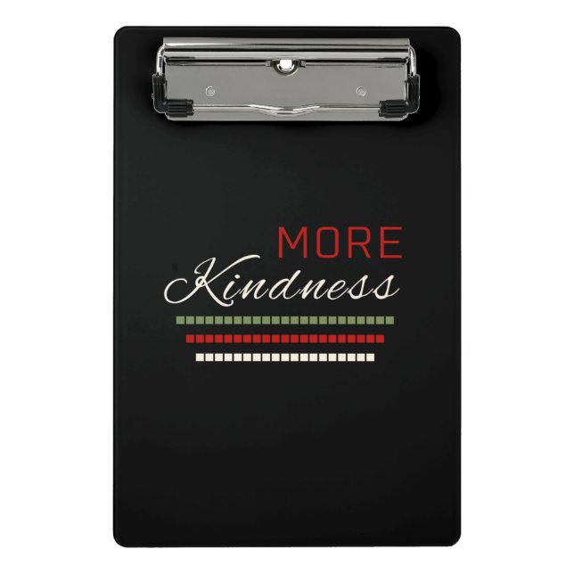 Positive text design mini clipboard (Front)