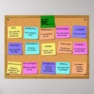 POSITIVE THINKING - 15 Points Poster