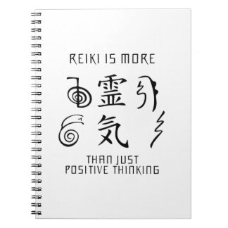 Positive Thinking Reiki | Spirituality Gifts Notebook
