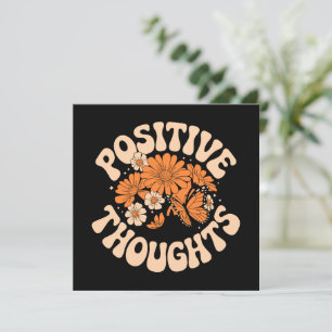 Positive Thoughts – Flowers and Butterflies