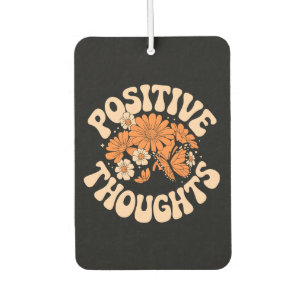 Positive Thoughts – Flowers and Butterflies Car Air Freshener