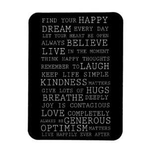 Positive Thoughts Magnet