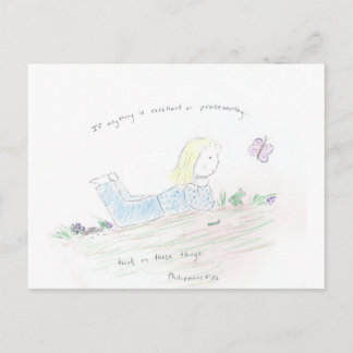 Positive Thoughts Postcard