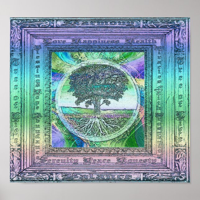 Positive Thoughts Poster (Front)