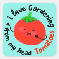 Positive Tomato Pun - From My Head Tomatoes