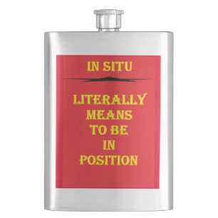Positive uplifting words for a special freind hip flask