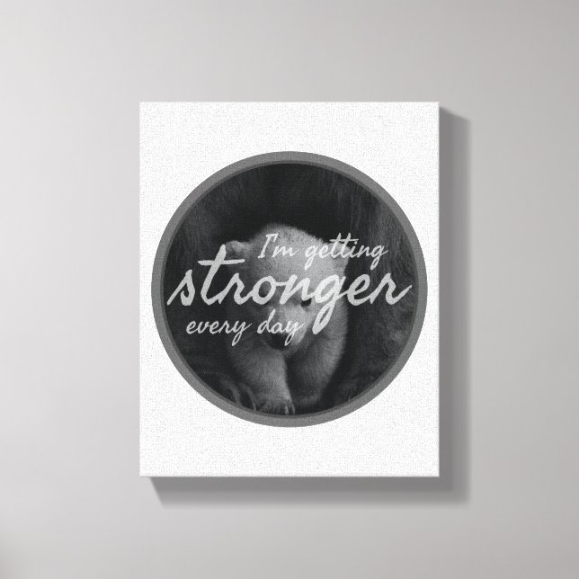 positive vibes about life and self acceptance canvas print (Front)