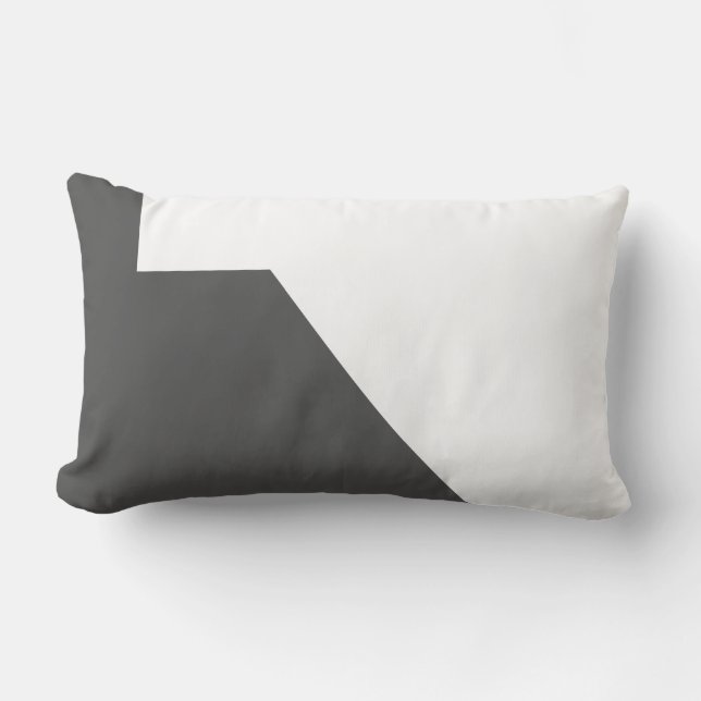 Positive Vibes Abstract Art Grey Cushion Pillow (Front)