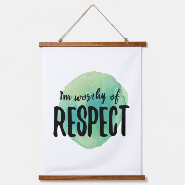 positive vibes affirmations for self love  hanging tapestry (Front)