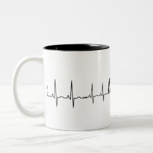 Positive Vibes And healthy life Two-Tone Coffee Mug