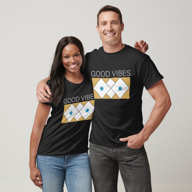 Positive Vibes-Black T-Shirt (Unisex)