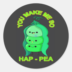 positive vibes classic round sticker