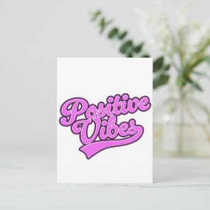 Positive Vibes Holiday Postcard