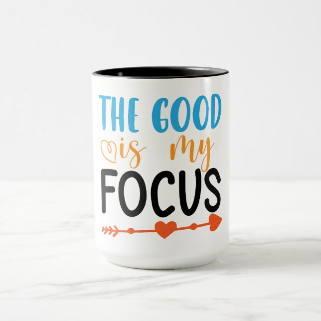 Positive Vibes | Motivational Quote Mug (Center)