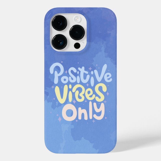 Positive Vibes Only Case-Mate iPhone Case (Back)