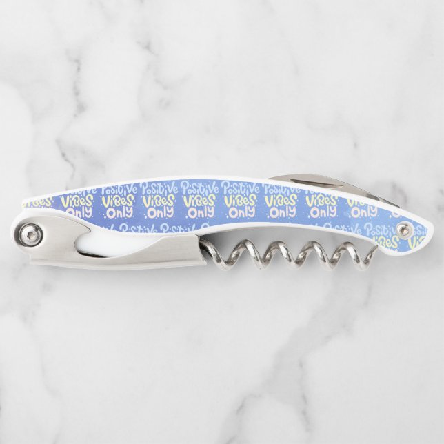 Positive Vibes Only Corkscrew (Front)