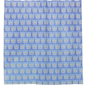 Positive Vibes Only Shower Curtain