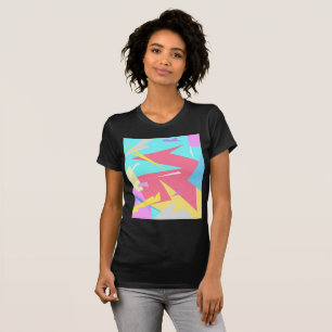 Positive Vibes Pastel Colours Abstract T-Shirt