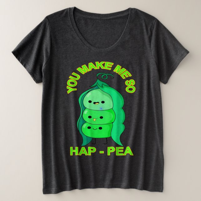 positive vibes plus size T-Shirt (Design Front)