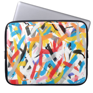 Positive Vibes Splashes Laptop Computer Sleeve