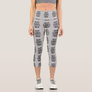 Positive Vibes - Your Only Limit is Your Mind Capri Leggings